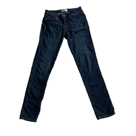 Paige Kylie Crop Dark Blue Jeans Size 25 - Picture 2 of 11